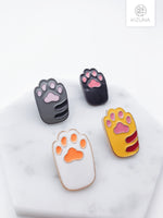 Load image into Gallery viewer, Cat Paws Enamel Pins (4 colors)
