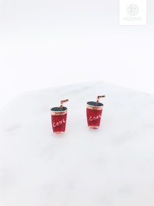 Burger & Coke Earrings (Mix & Match)