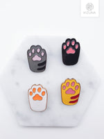 Load image into Gallery viewer, Cat Paws Enamel Pins (4 colors)
