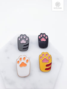 Cat Paws Enamel Pins (4 colors)