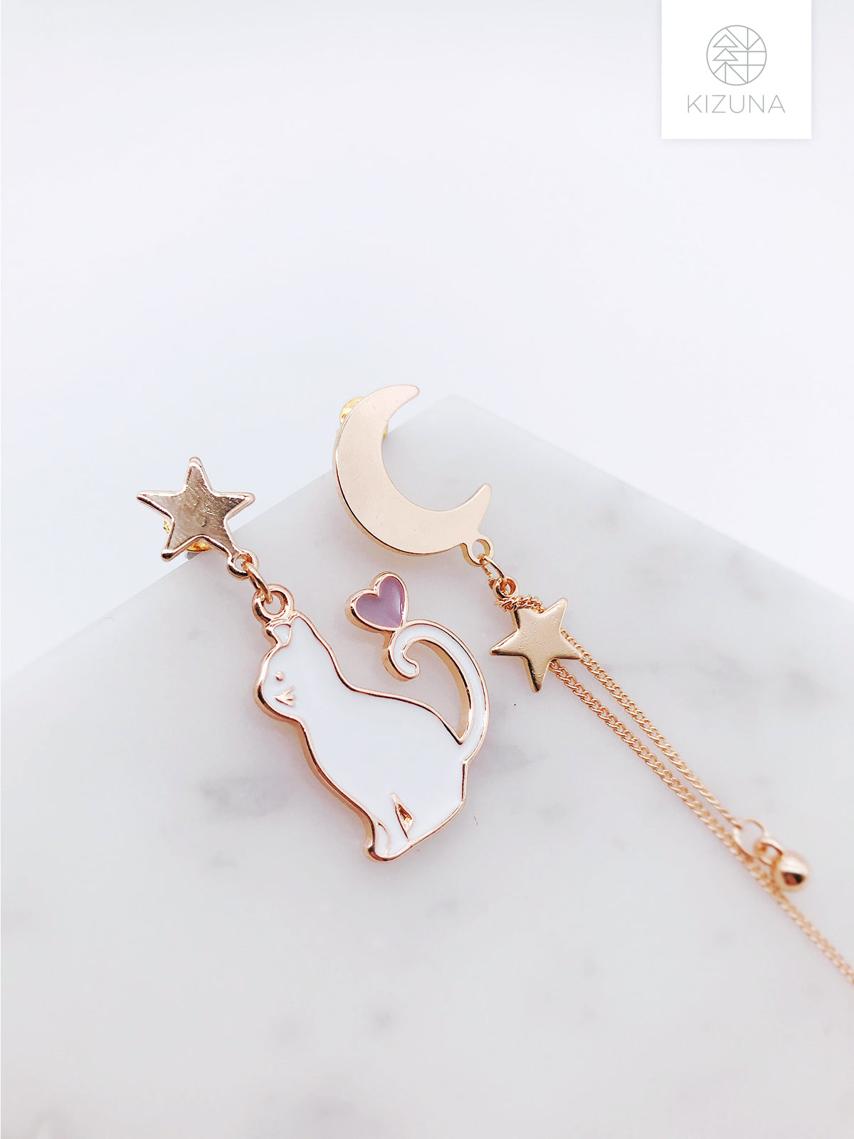 Sailor Moon Luna & Artemis Mix & Match Earrings