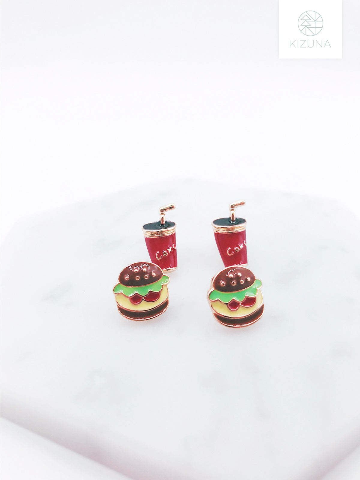 Burger & Coke Earrings (Mix & Match)