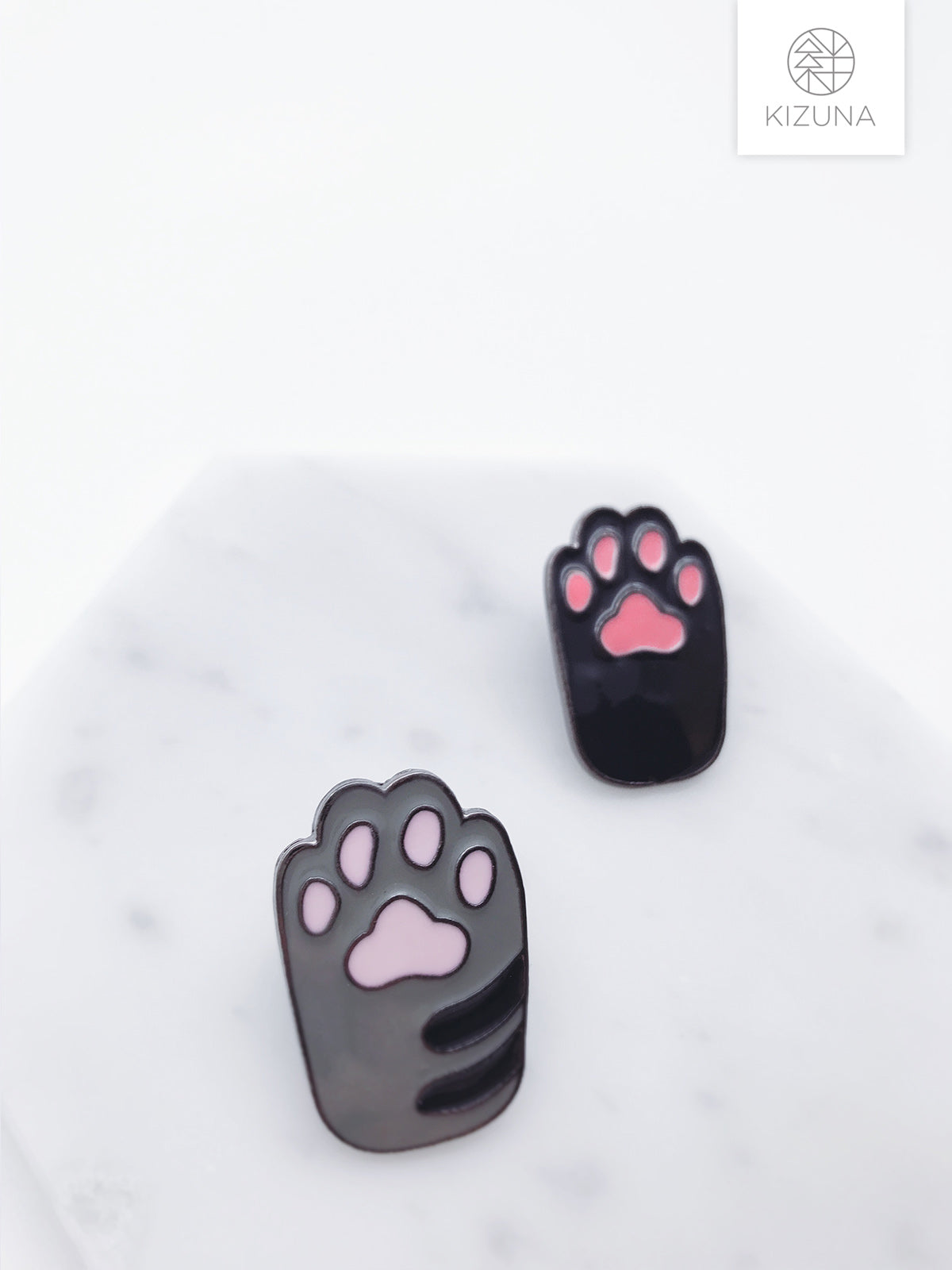 Cat Paws Enamel Pins (4 colors)