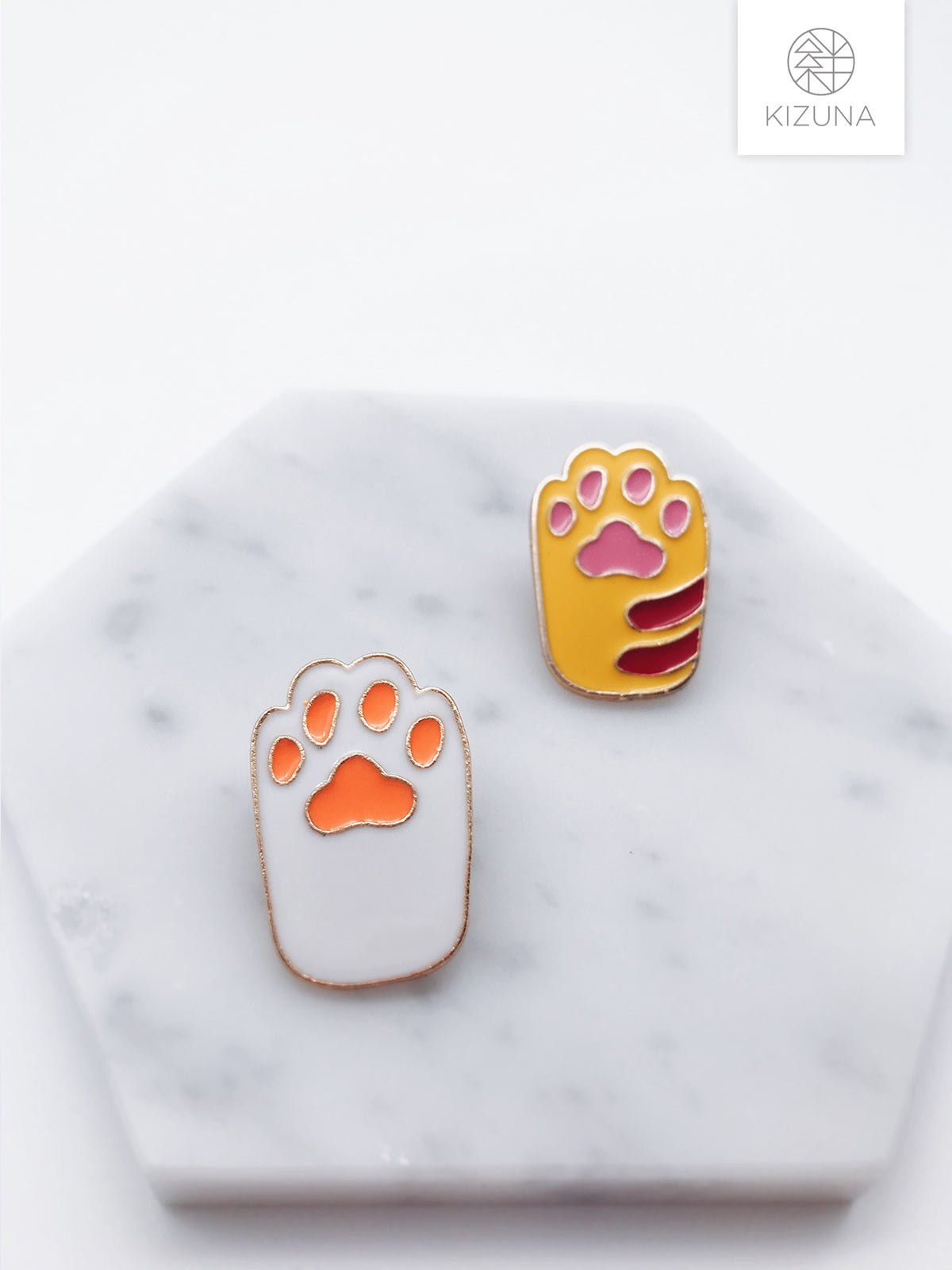 Cat Paws Enamel Pins (4 colors)