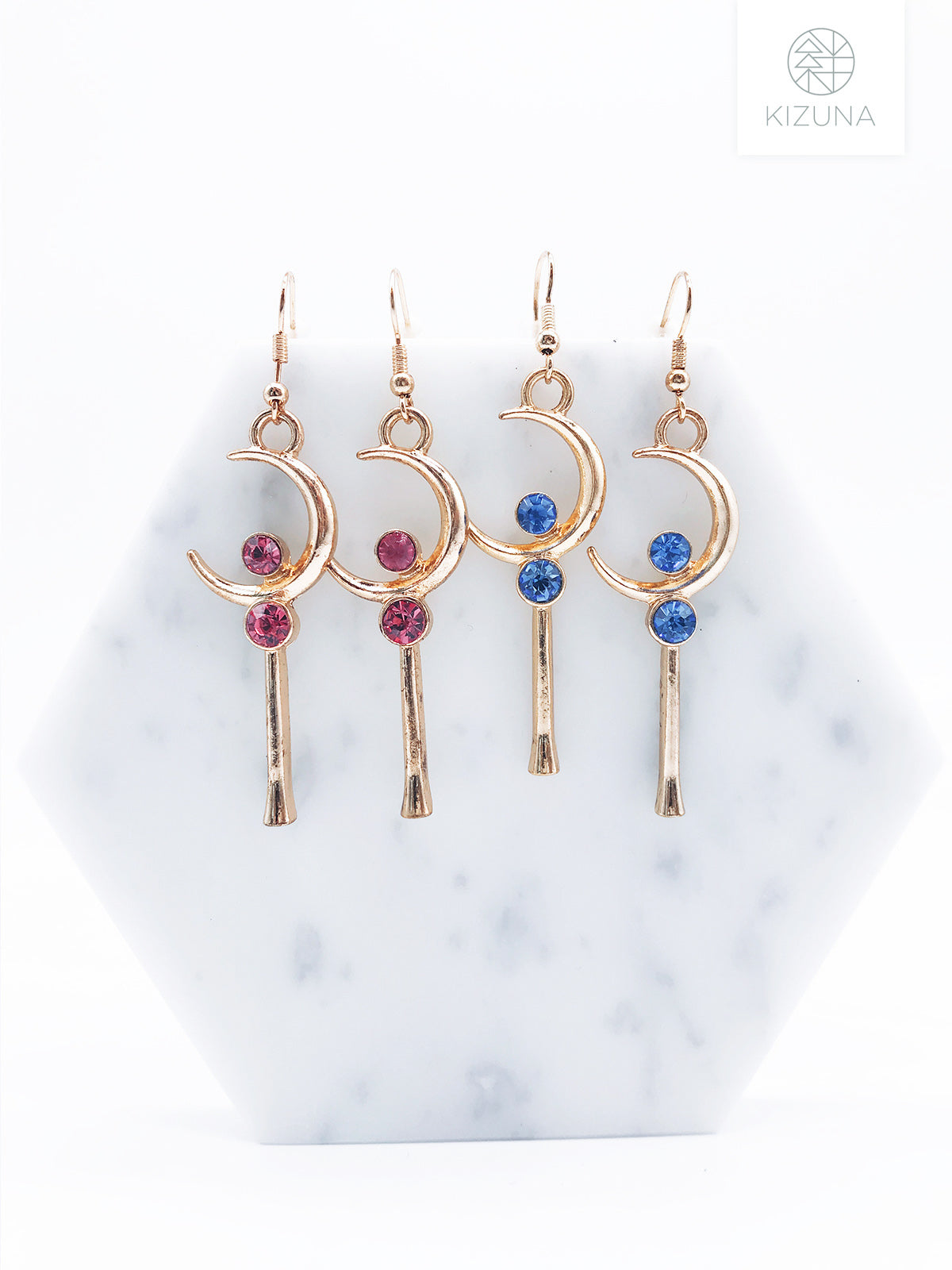 Sailor Moon Crystal Moon Earrings (2 Colors)