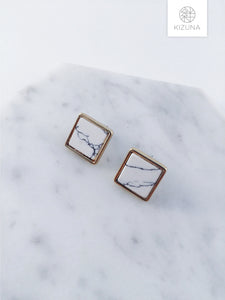 Minimalist Marble Shape Earrings (3 shapes)