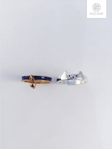 Stackable Cat Ring with Collar Bell