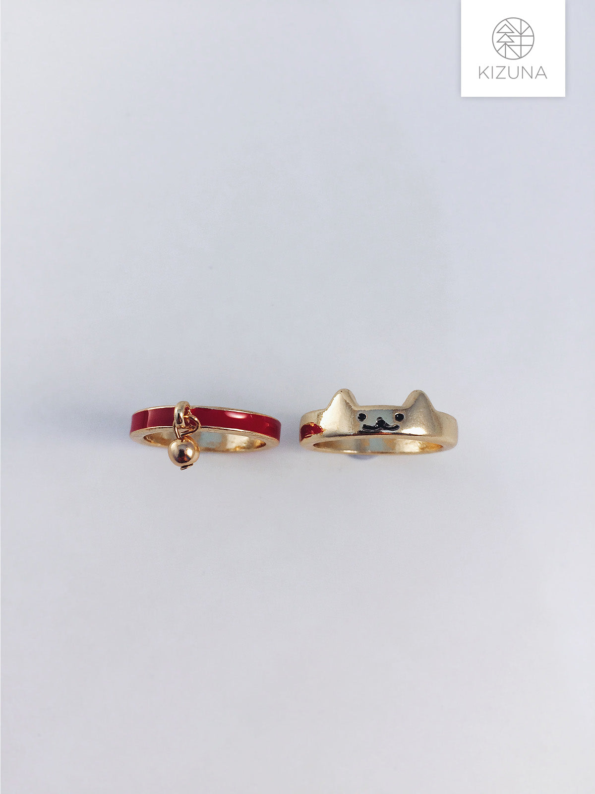 Stackable Cat Ring with Collar Bell