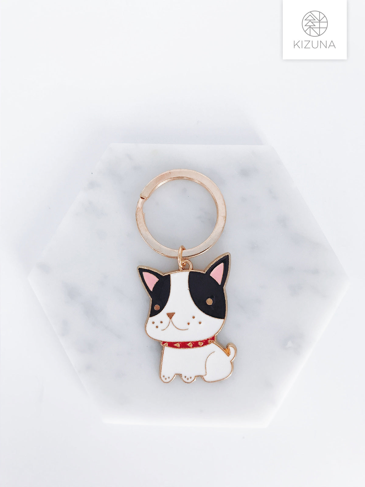 French Bulldog Charm Keychain