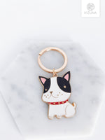 Load image into Gallery viewer, French Bulldog Charm Keychain
