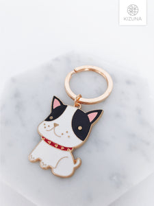 French Bulldog Charm Keychain