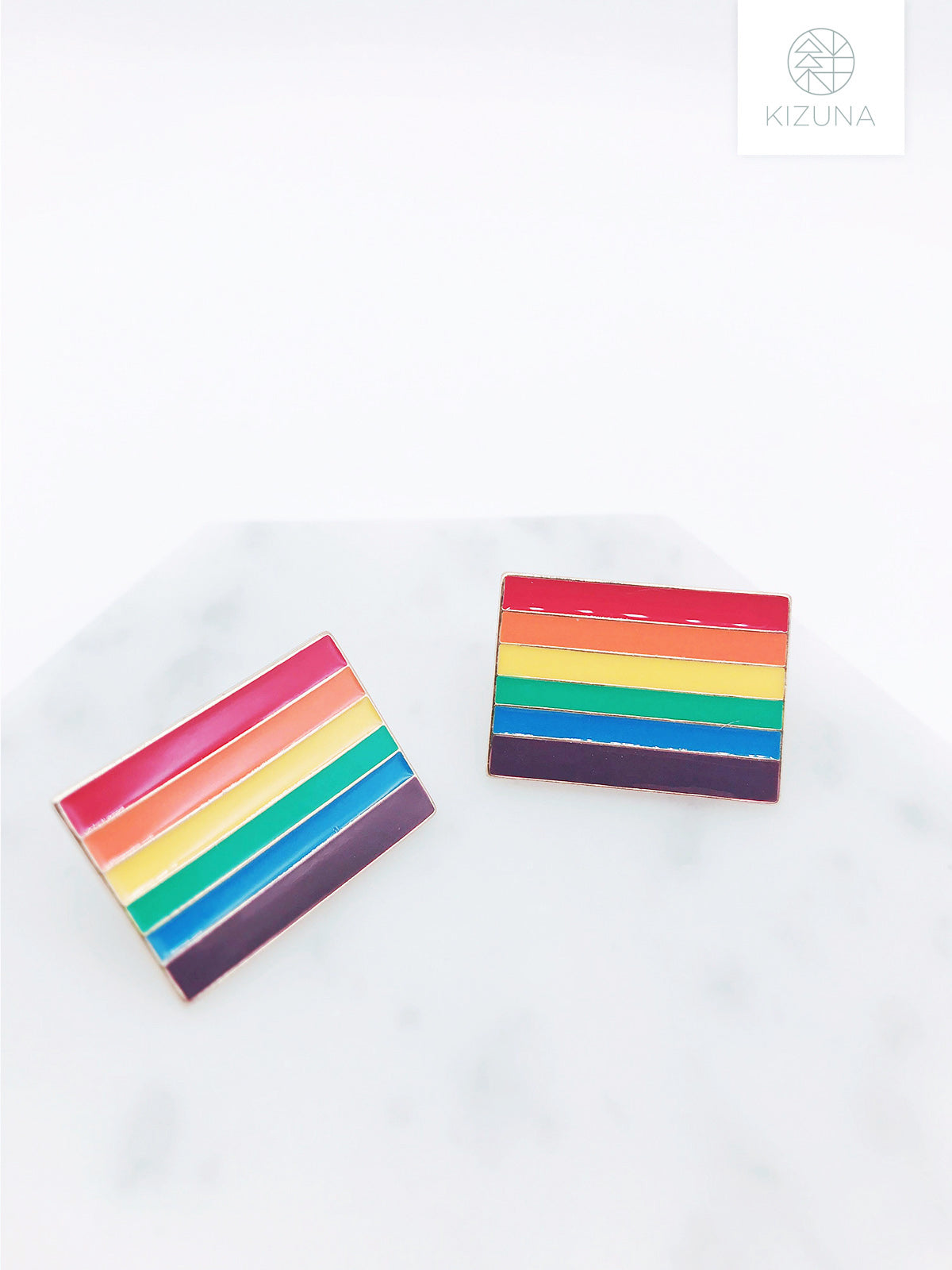 LGBT Pride Rainbow Collar Pin