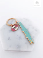 Load image into Gallery viewer, Crocodile Charm Keychain
