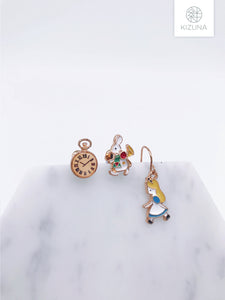 Fairytale Mix & Match Earring Sets (Alice in Wonderland, Red Riding Hood, Snow White)