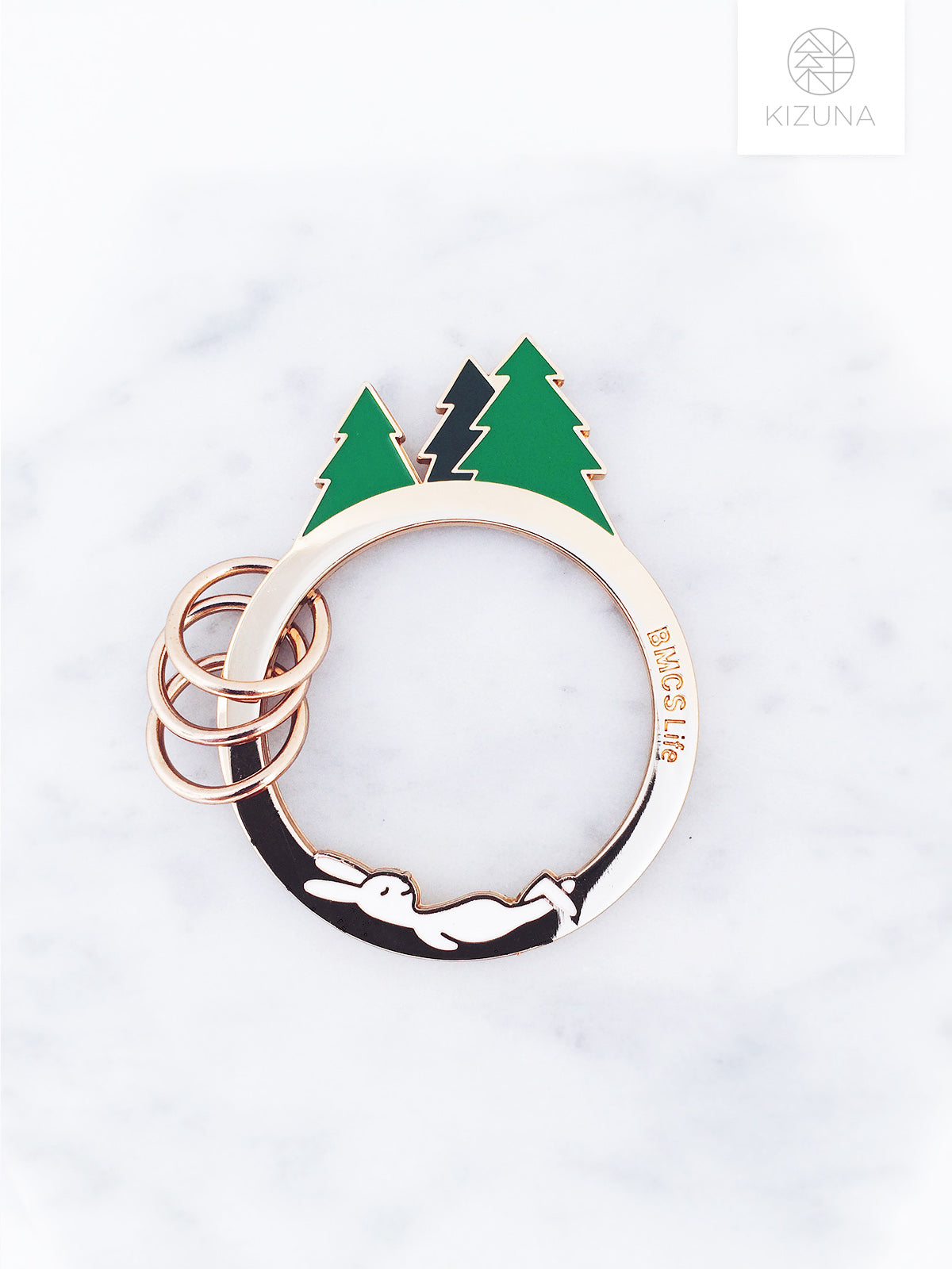 Forest Mountain Keychain