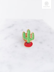 Cactus & Succulent Enamel Pins