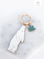 Load image into Gallery viewer, Polar Bear Keychain
