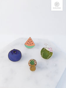 Assorted Fruit Enamel Pins