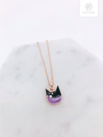 Load image into Gallery viewer, Galaxy Cat Necklace (3 Colors)
