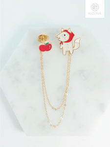 Little Red Riding Hood Collar Pin