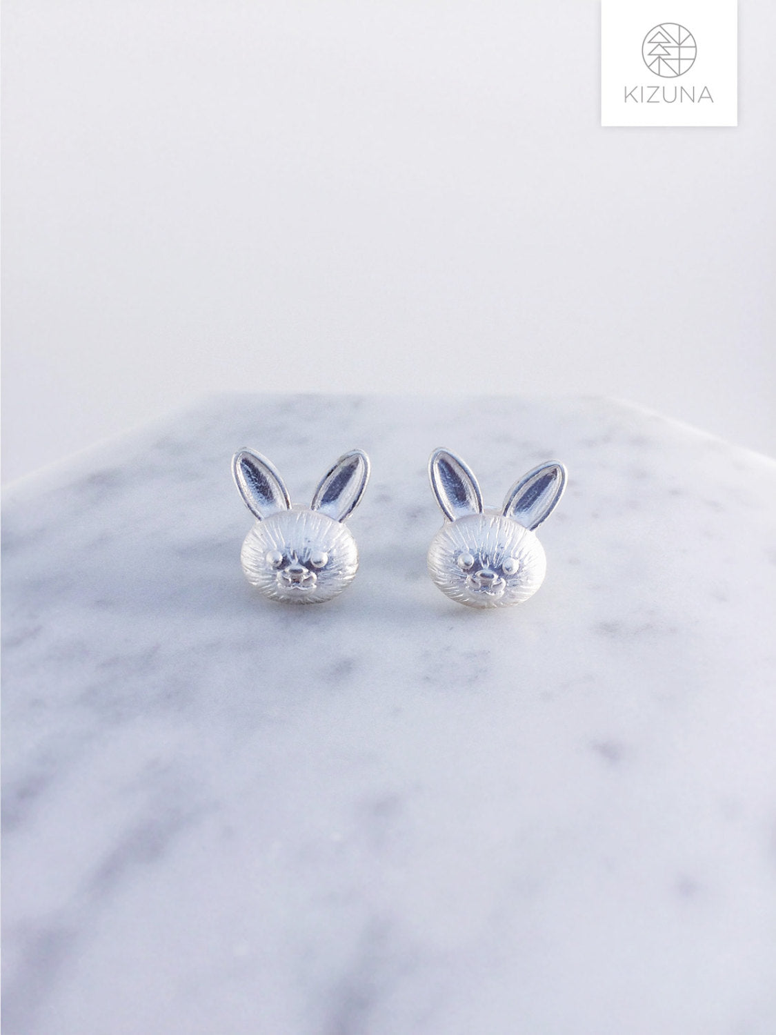 Rabbit & Bear Friends Earrings