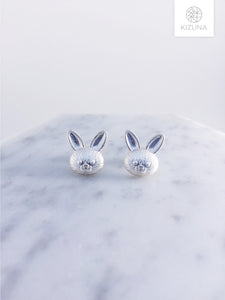 Rabbit & Bear Friends Earrings