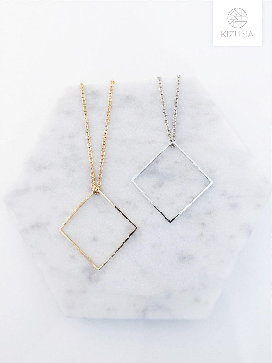 Minimalist Trendy Square Necklace