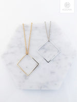 Load image into Gallery viewer, Minimalist Trendy Square Necklace
