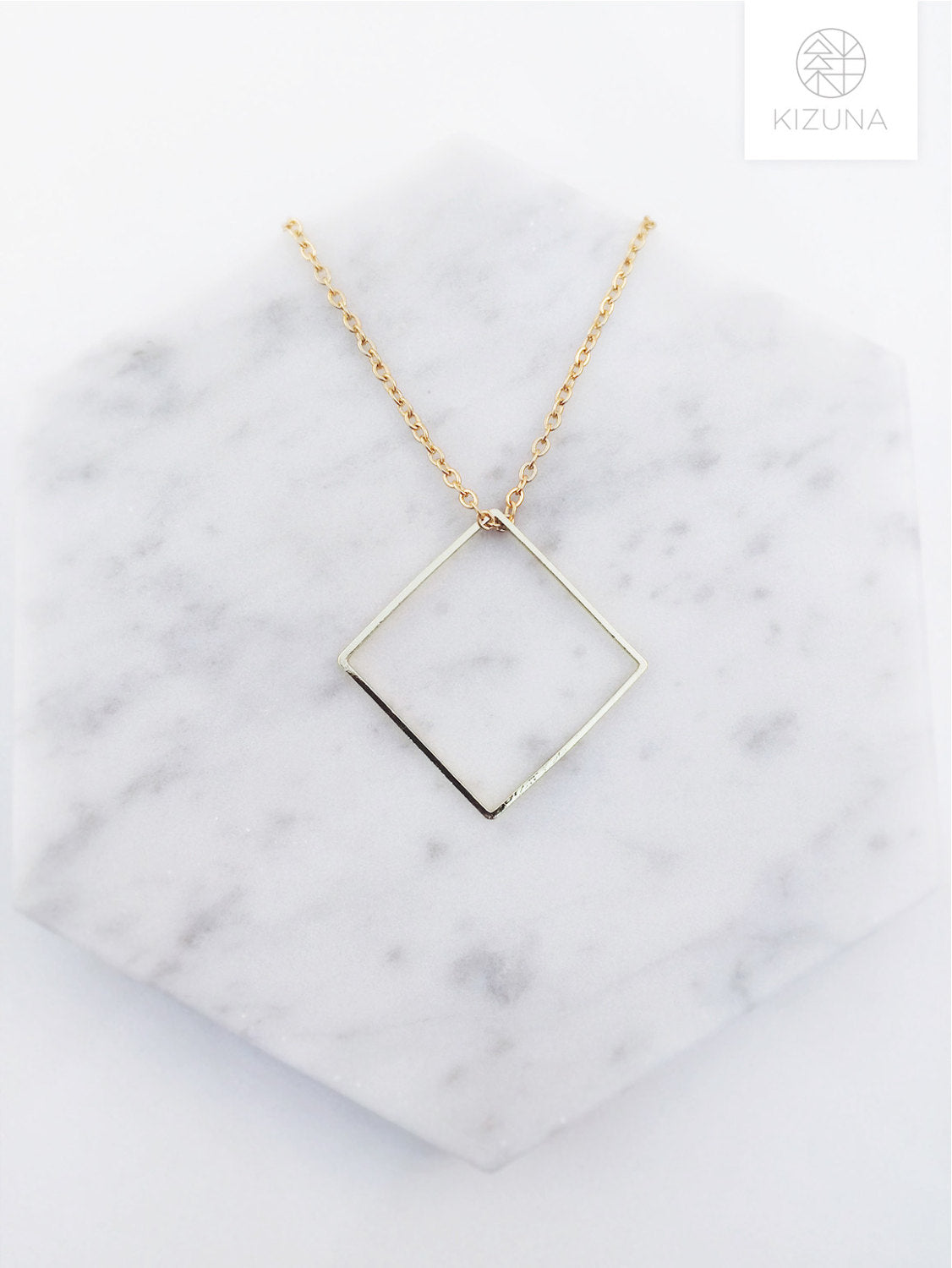 Minimalist Trendy Square Necklace