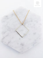 Load image into Gallery viewer, Minimalist Trendy Square Necklace
