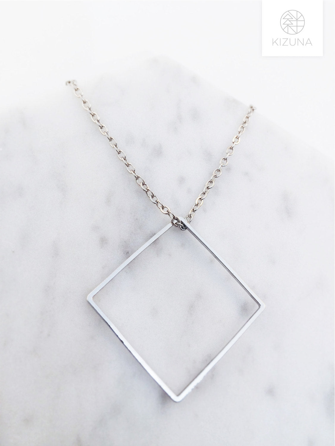 Minimalist Trendy Square Necklace