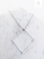 Load image into Gallery viewer, Minimalist Trendy Square Necklace
