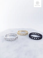 Load image into Gallery viewer, Eternity Chain Ring (3 colors)
