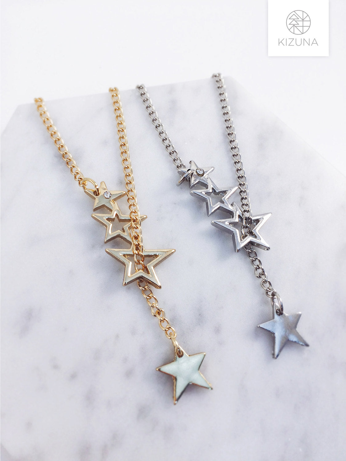 Everlasting Star Long Necklace (2 colors)