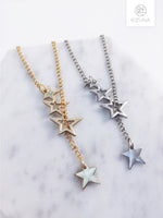 Load image into Gallery viewer, Everlasting Star Long Necklace (2 colors)
