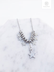 Fuzzy Star Necklace (2 Colors)