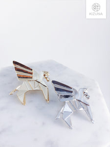 Japanese Origami Animal Pin (4 Styles)