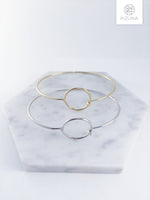 Load image into Gallery viewer, Minimalist Circle  Bangle (2 Colors)
