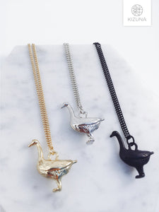 3D Duck Duckling Necklace