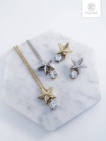 Load image into Gallery viewer, Rock Star Necklace &amp; Earring
