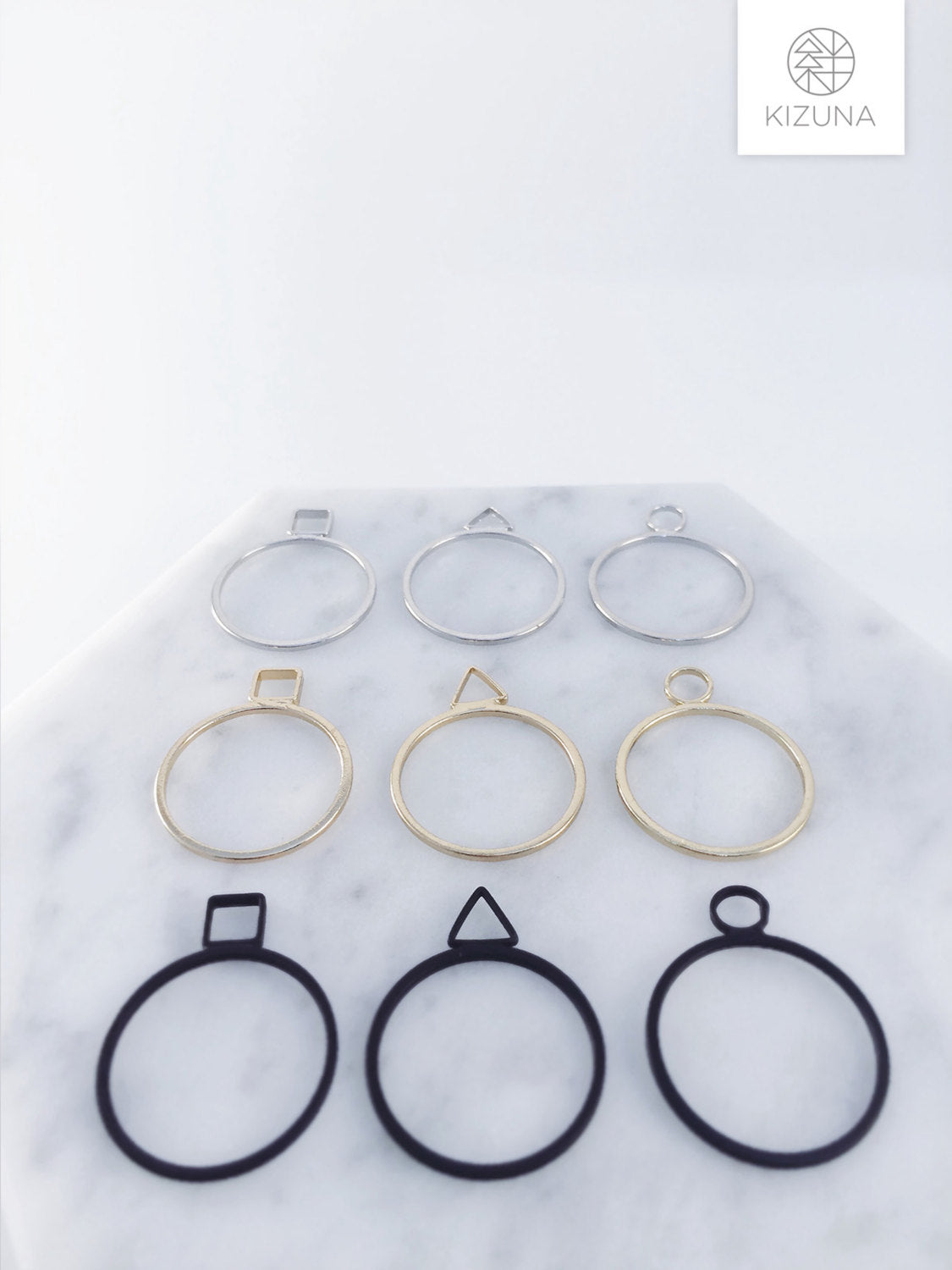 Minimalist Multi Shape Stackable Ring (3 Shapes)