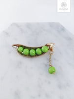 Load image into Gallery viewer, Japanese Edamame Brooch
