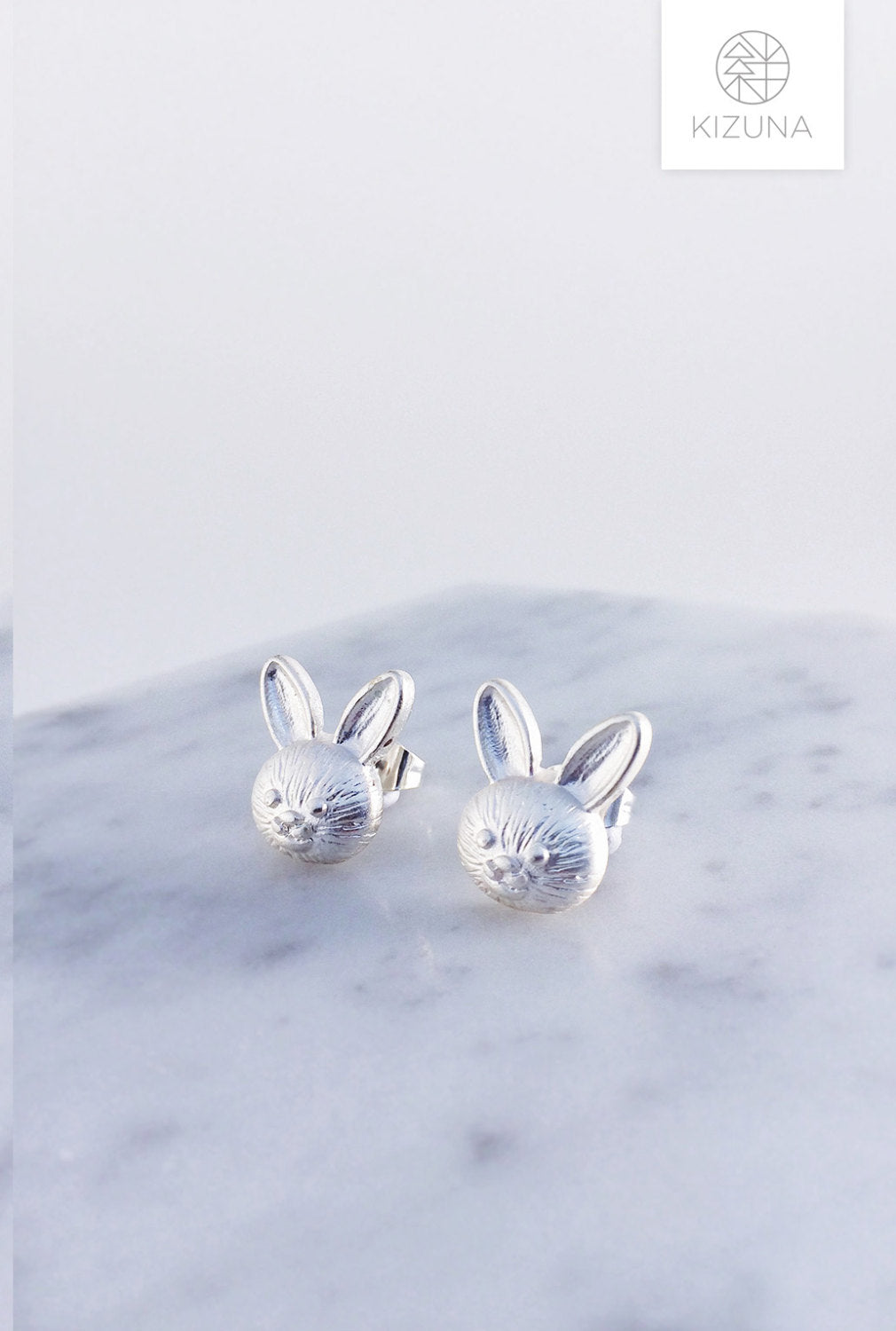 Rabbit & Bear Friends Earrings