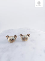 Load image into Gallery viewer, Rabbit &amp; Bear Friends Earrings
