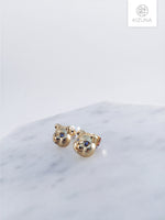 Load image into Gallery viewer, Fluffy Bear Stud Earrings (3 colors)
