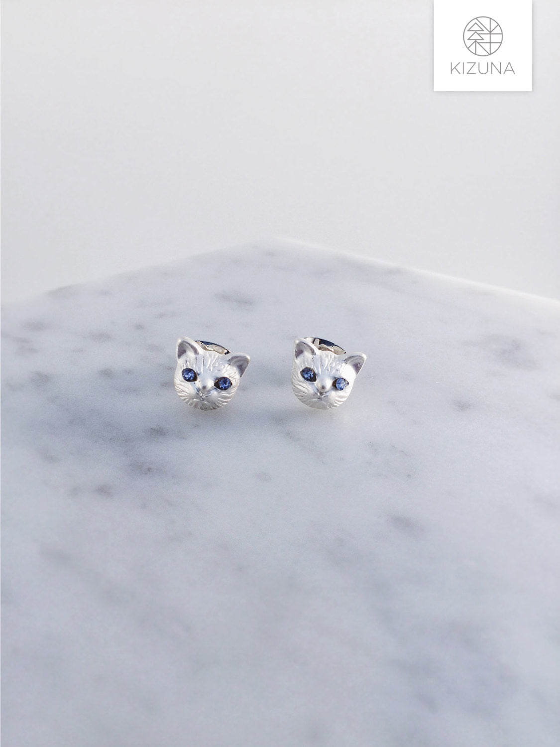 Cat w Dazzling Eyes Earrings (3 Colors)