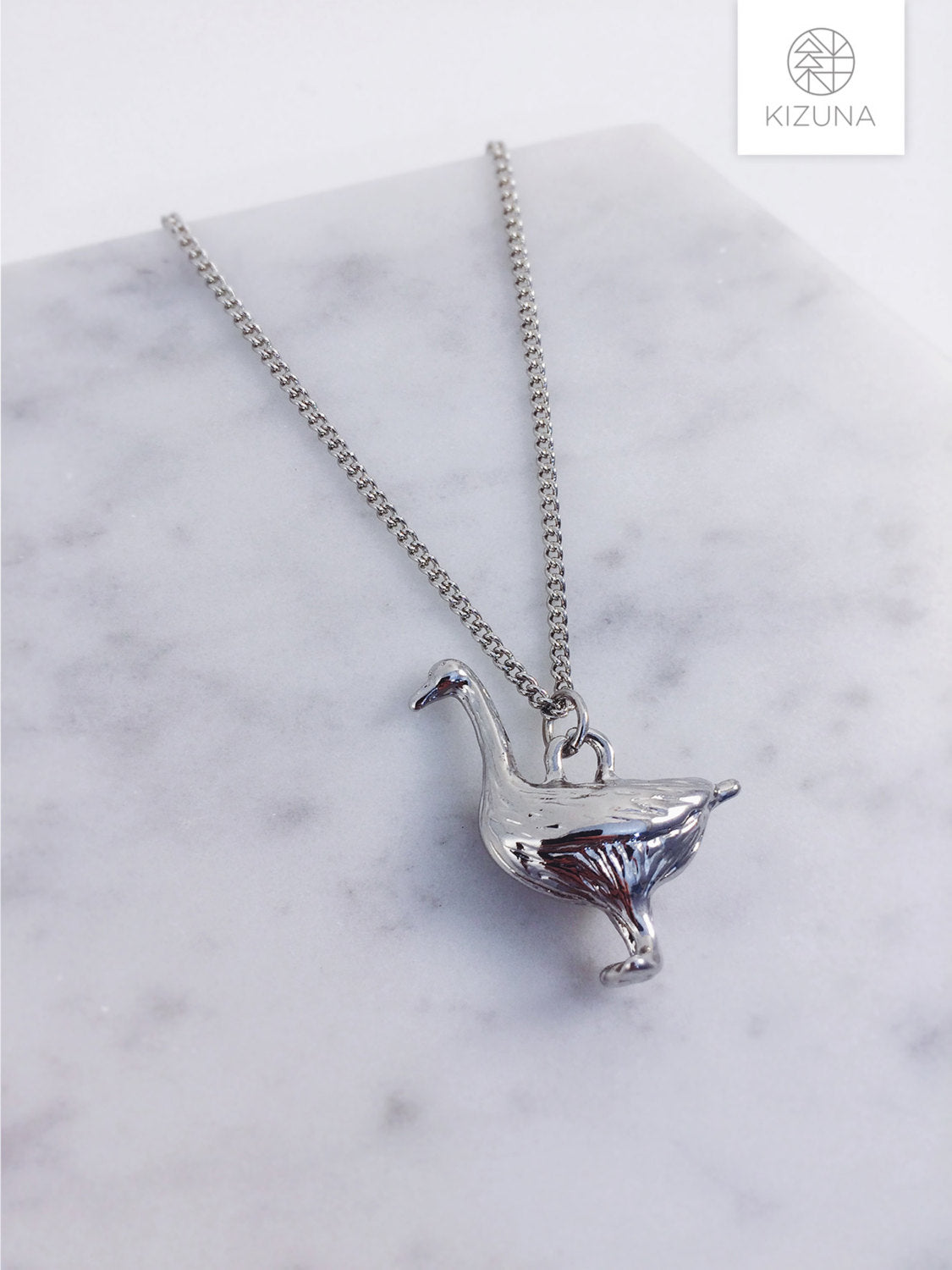 3D Duck Duckling Necklace