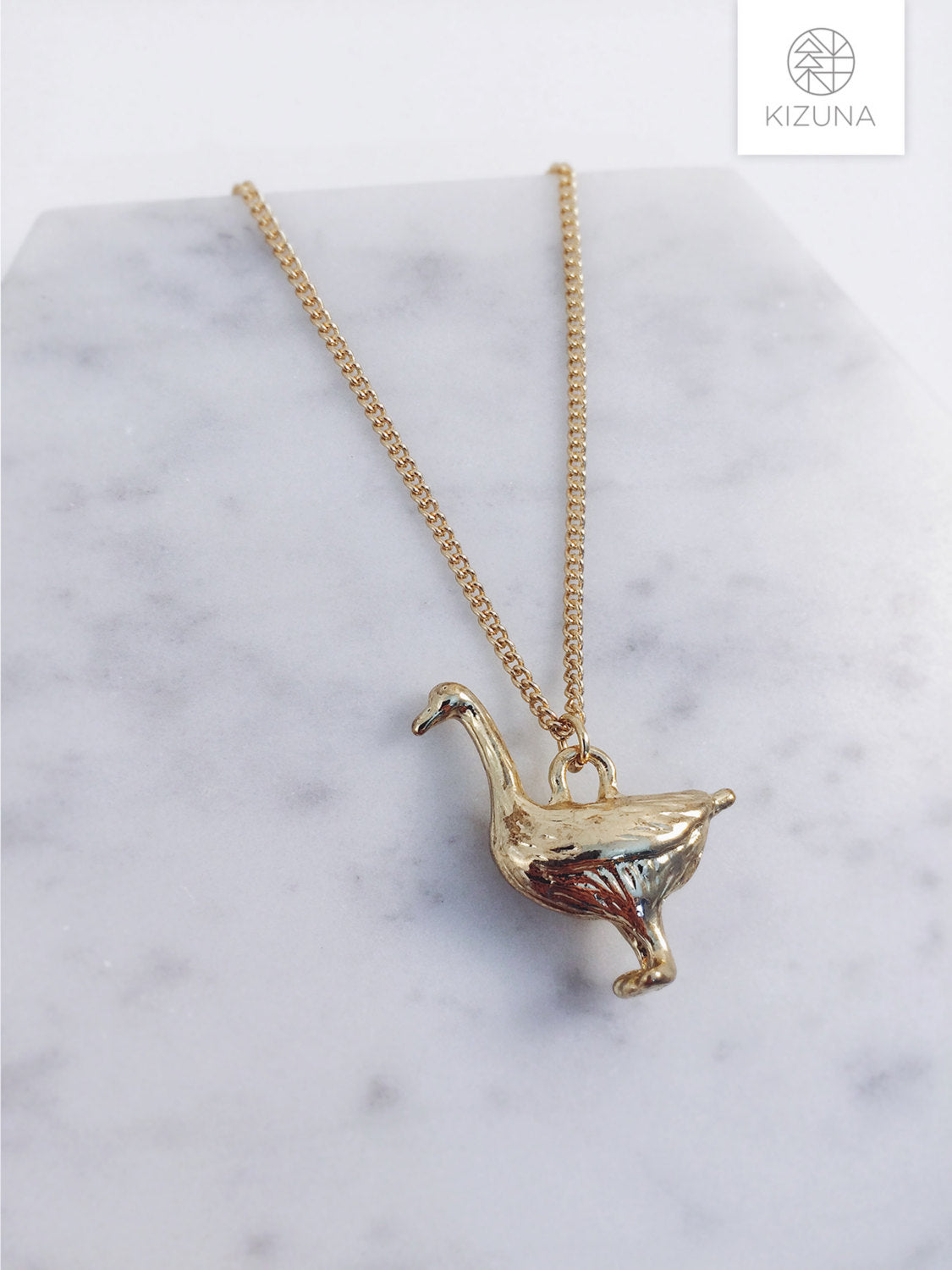 3D Duck Duckling Necklace