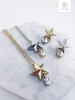 Load image into Gallery viewer, Rock Star Necklace &amp; Earring
