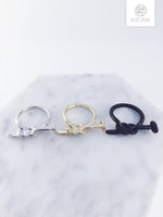 Load image into Gallery viewer, Twisted Nail Ring (3 Colors)
